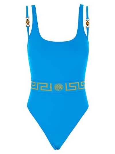 versace bade-slip tropical diamond blue|versace one piece swimsuit.